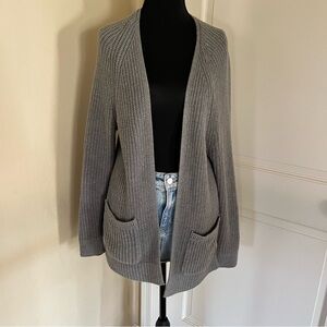 Abercrombie & Fitch Gray Women's Long Cardigan